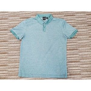 Hugo Boss Mens Polo Shirt Size XL Green Regular Fit